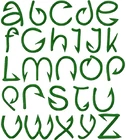 FISH HOOK Alphabet